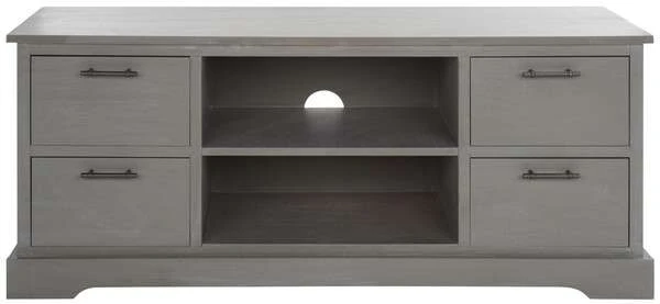 Safavieh Filbert 4 Drawer Media Stand - White Washed Gray - Image 2