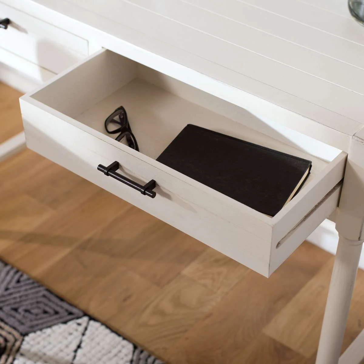 Safavieh Filbert Writing Desk - Distressed White - Image 4