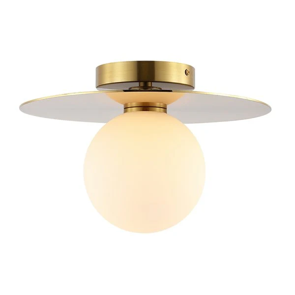 Safavieh Finlay Flush Mount - Painted Gold - Image 2