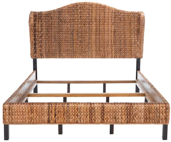 Safavieh Finola Rattan Bed Full Size - Brown - Image 4