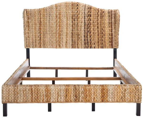 Safavieh Finola Rattan Bed Full Size - Natural - Image 4