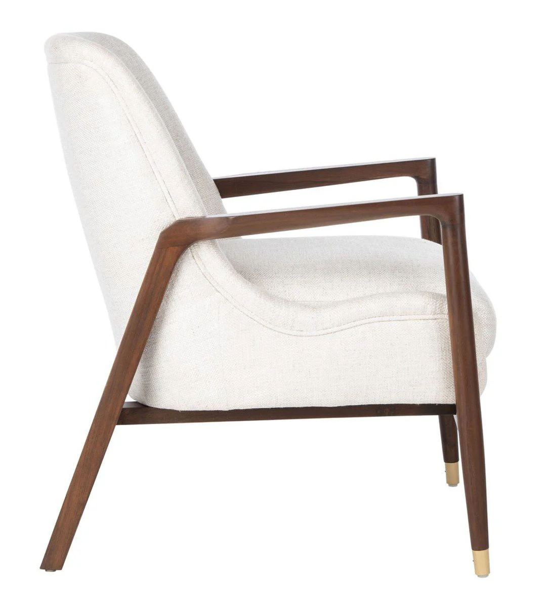 Safavieh Flannery Mid-Century Chair - Cream - Image 5