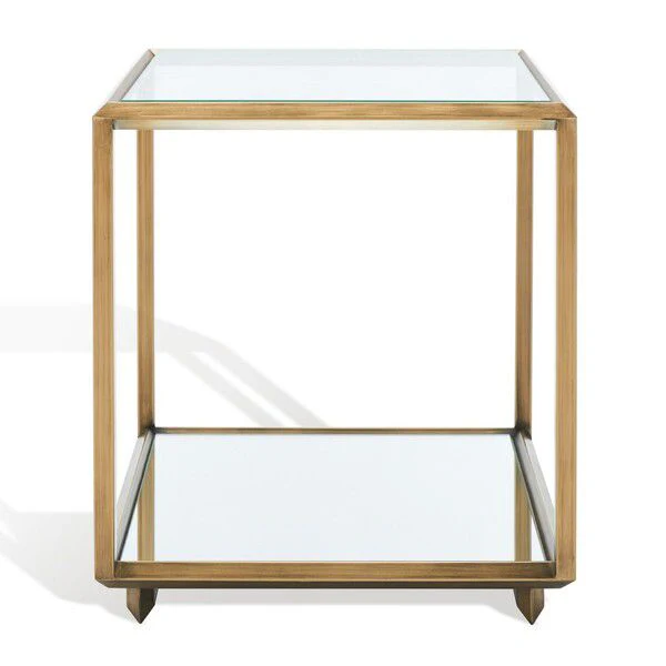 Safavieh Florabella Mirrored Accent Table- Bronze - Image 2