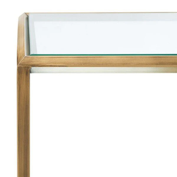 Safavieh Florabella Mirrored Accent Table- Bronze - Image 4