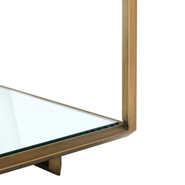 Safavieh Florabella Mirrored Coffee Table - Bronze - Image 3