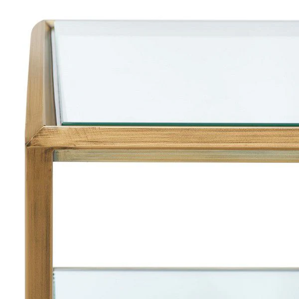 Safavieh Florabella Mirrored Coffee Table - Bronze - Image 4