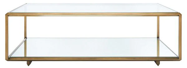 Safavieh Florabella Mirrored Coffee Table - Bronze - Image 5