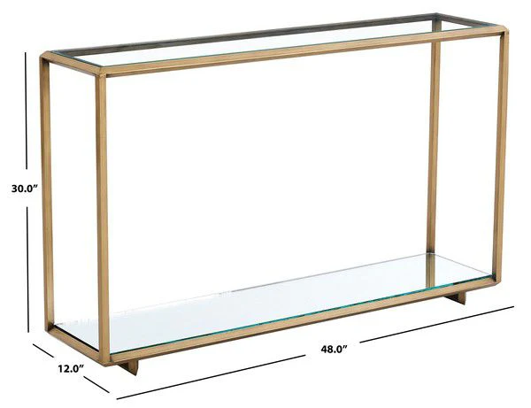 Safavieh Florabella Mirrored Console Ta - Bronze - Image 2