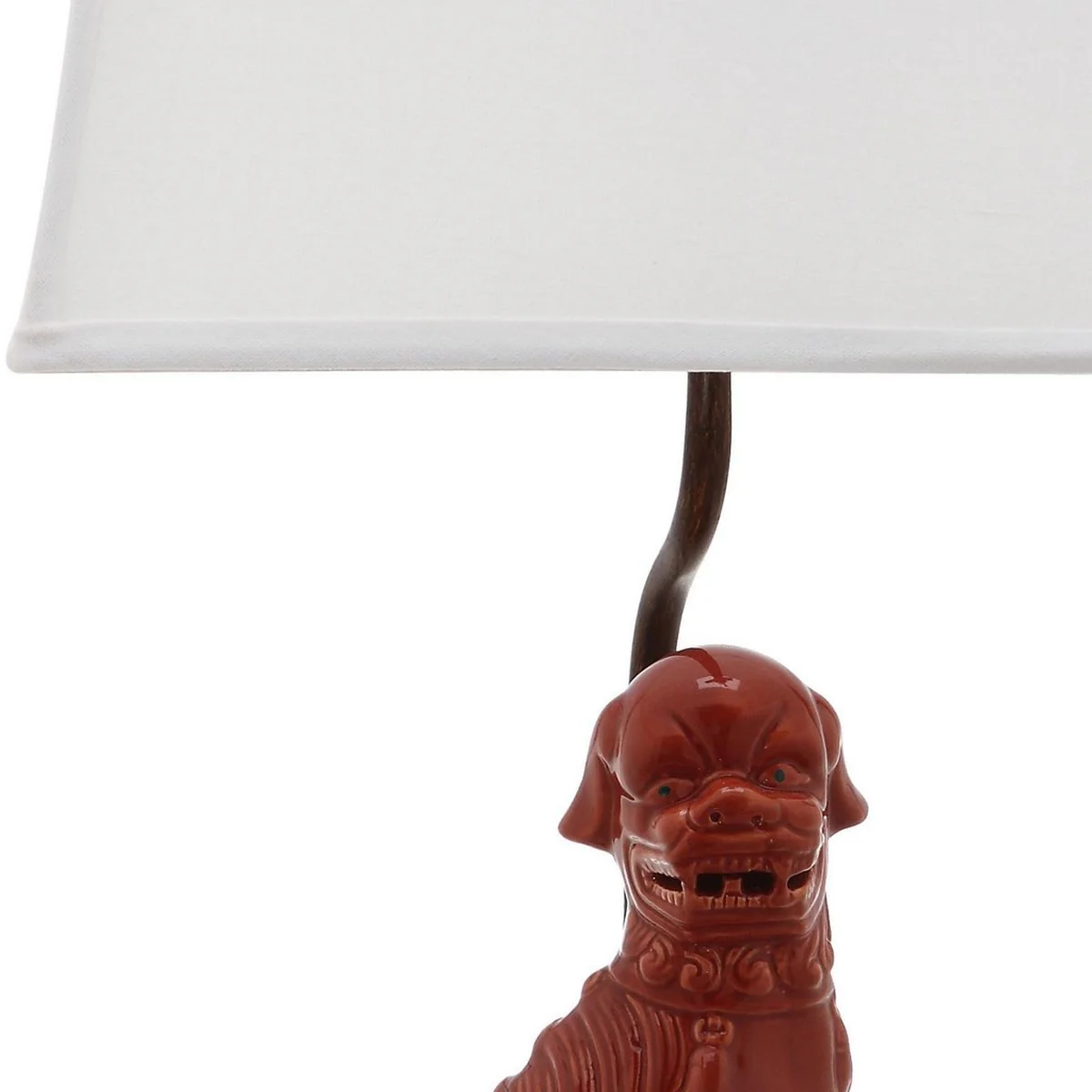 Safavieh Foo 28.5-Inch H Dog Table Lamp Set Of 2 - Red - Image 3