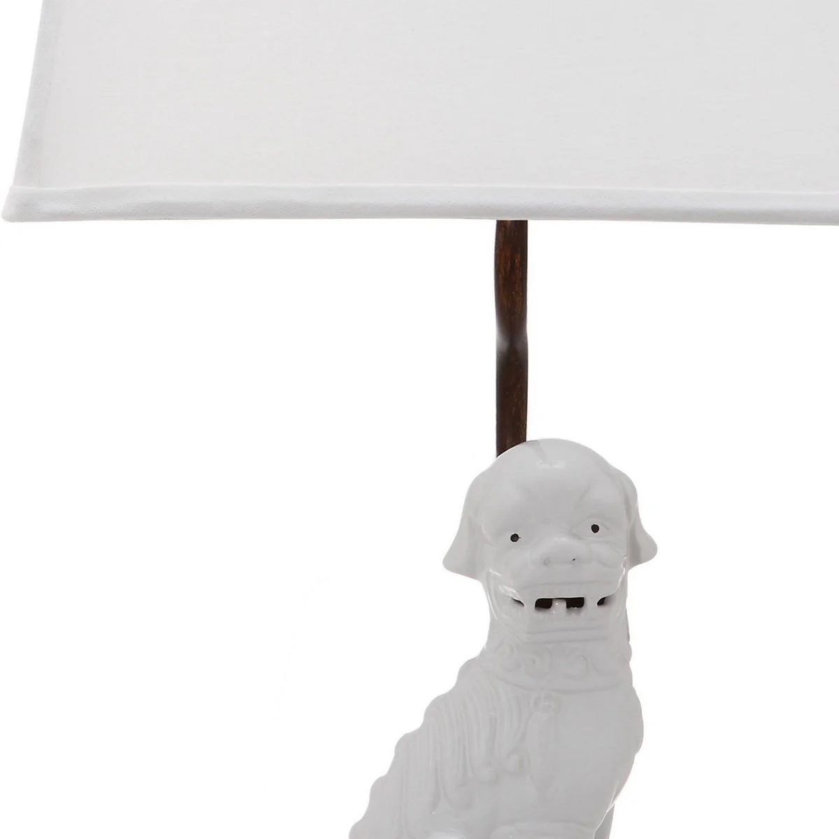 Safavieh Foo 28.5-Inch H Dog Table Lamp Set Of 2 - White - Image 3