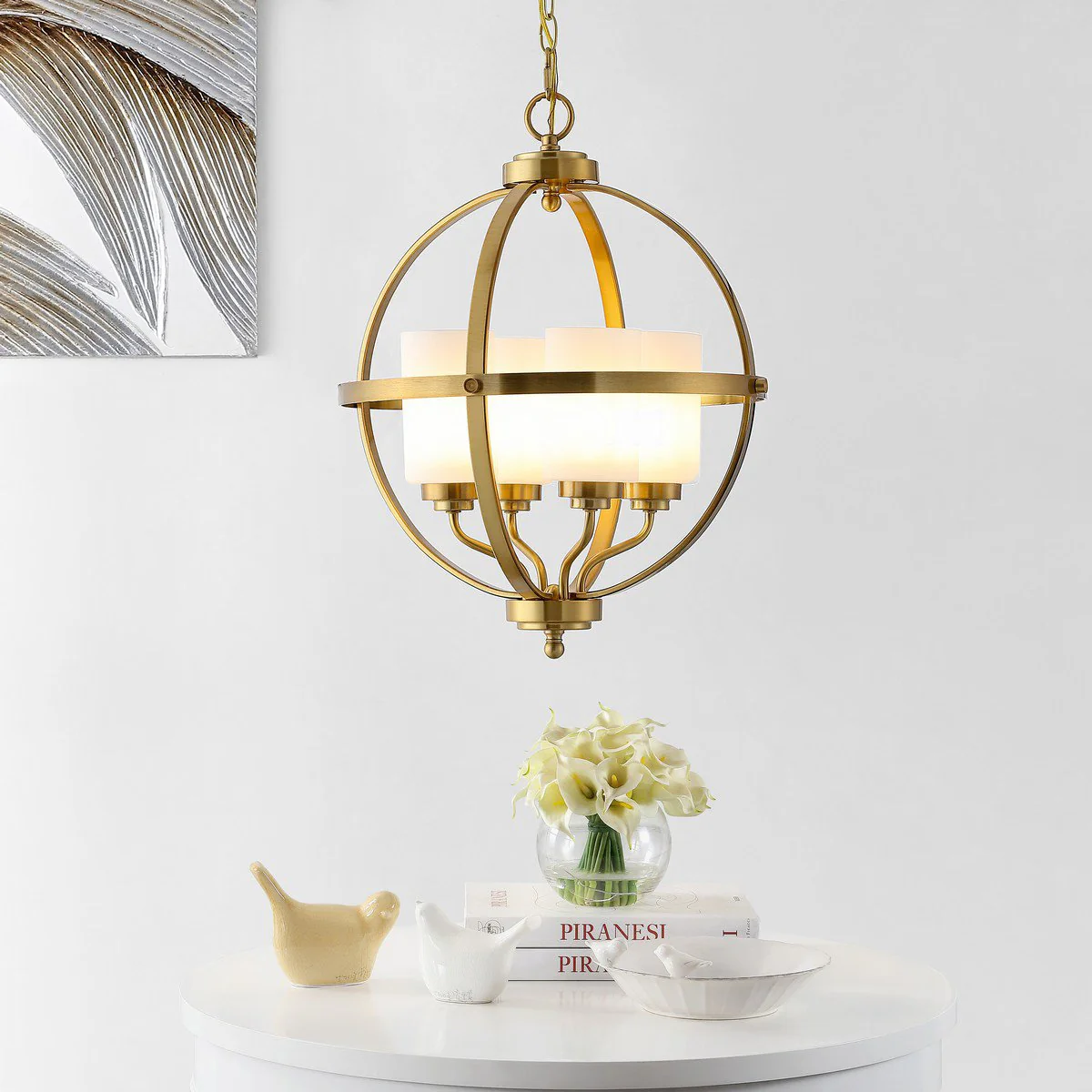 Safavieh Forler Pendant - Brass Gold - Image 3