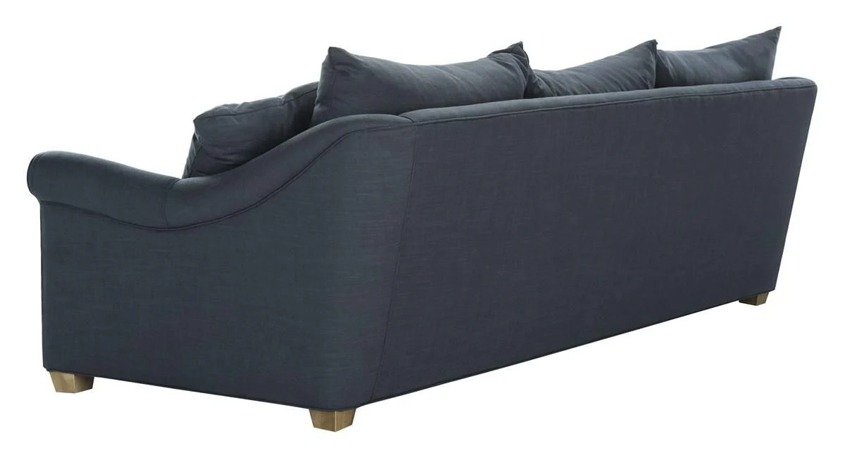 Safavieh Frasier Upholstered Fabric Sofa - Navy - Image 5