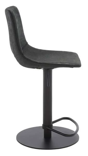 Safavieh Freya Gas Lift Bar Stool - Black - Image 3