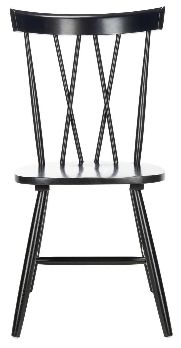 Safavieh Friar Dining Chair Set Of 2 - Black - Image 2
