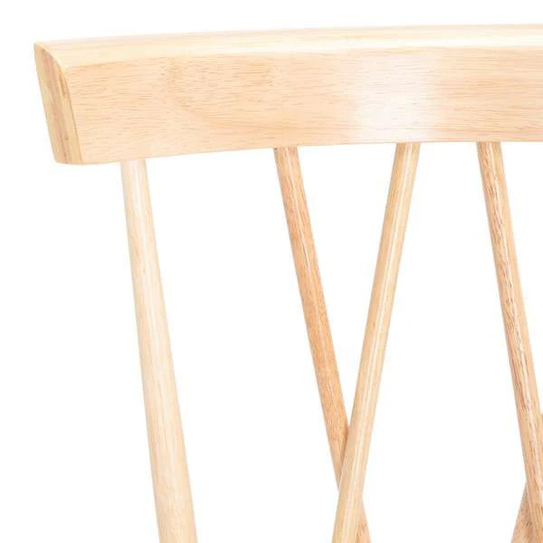 Safavieh Friar Dining Chair Set Of 2 - Natural - Image 3