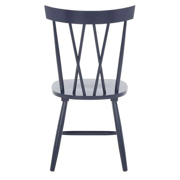 Safavieh Friar Dining Chair Set Of 2 - Navy - Image 3