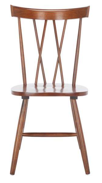 Safavieh Friar Dining Chair Set Of 2 - Walnut - Image 2