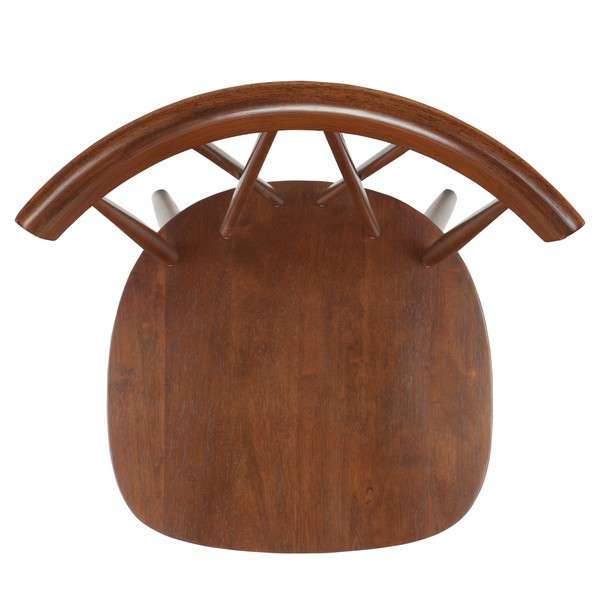 Safavieh Friar Dining Chair Set Of 2 - Walnut - Image 3