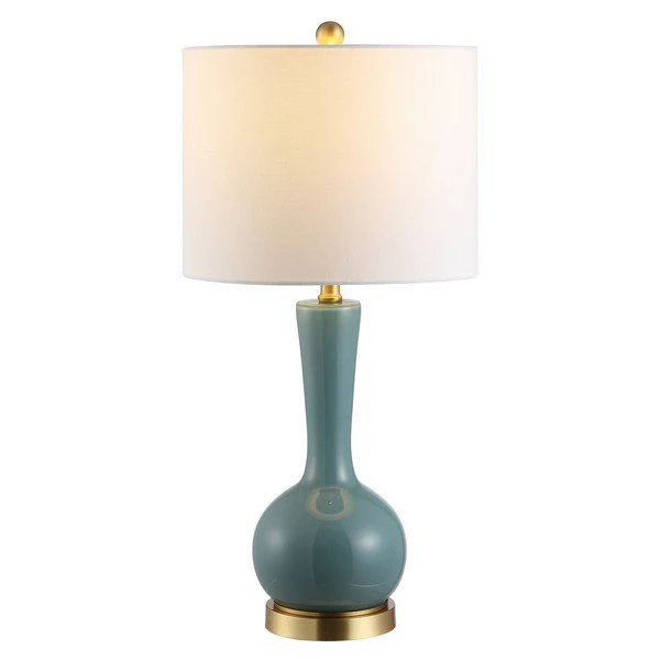 Safavieh Gaetna Glass Table Lamp - Blue - Image 2