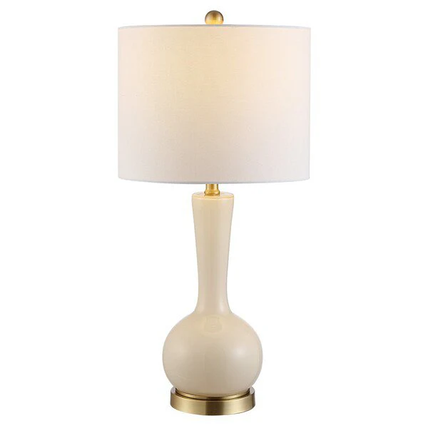 Safavieh Gaetna Glass Table Lamp - Ivory - Image 2