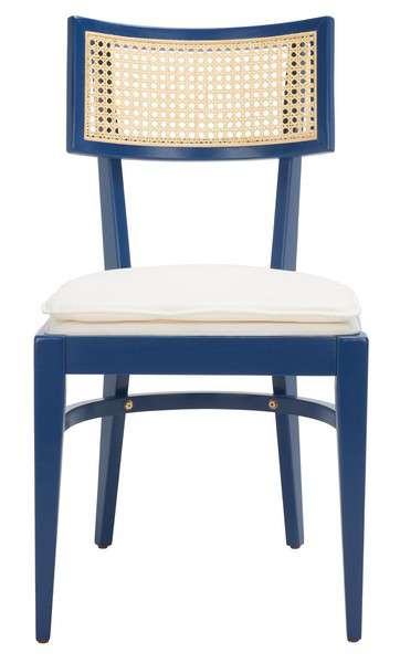 Safavieh Galway Cane Dining Chair - Navy - Image 2