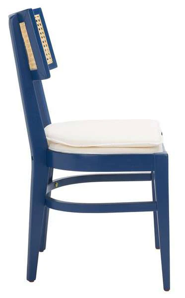 Safavieh Galway Cane Dining Chair - Navy - Image 3