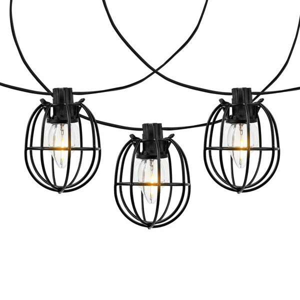 Safavieh Garnet Led Outdoor String Lights - Black - Image 2