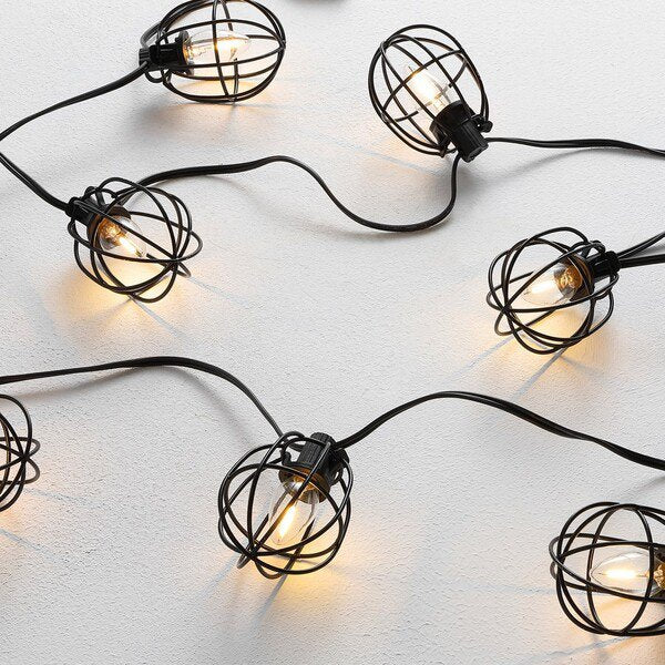 Safavieh Garnet Led Outdoor String Lights - Black - Image 3