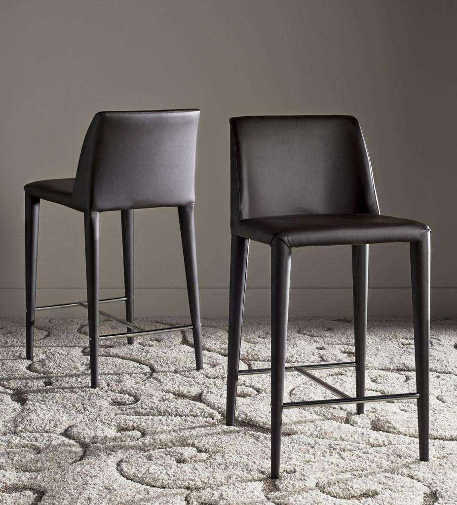 Safavieh Garretson Counter Stool Set Of 2 - Brown - Image 2