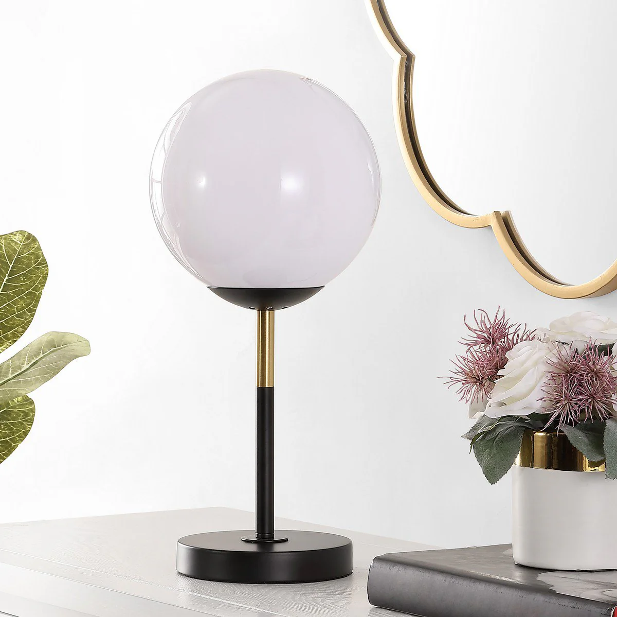 Safavieh Gemini Iron Table Lamp - Black - Image 3
