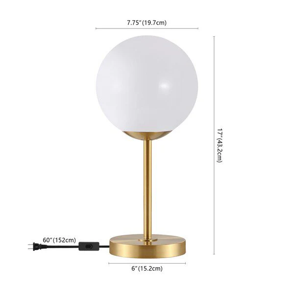 Safavieh Gemini Iron Table Lamp - Gold - Image 3