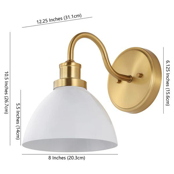 Safavieh Genetta Wall Sconce - Gold - Image 3
