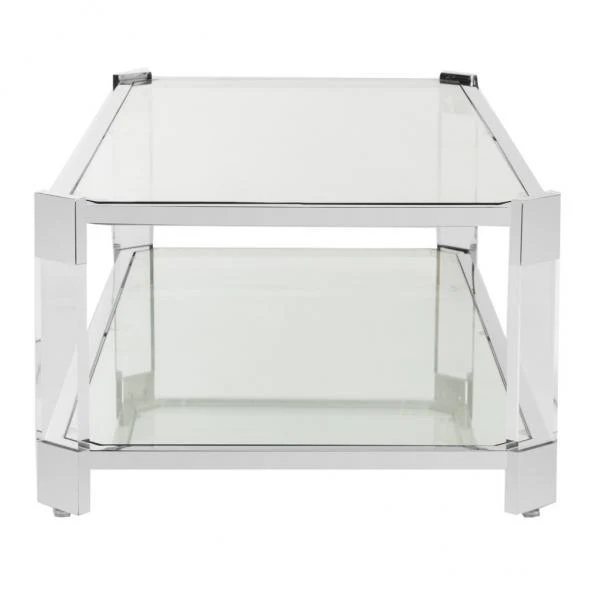 Safavieh Gianna Acrylic Coffee Table - Clear - Image 4