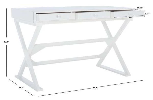 Safavieh Gilbert Desk - White - Image 4