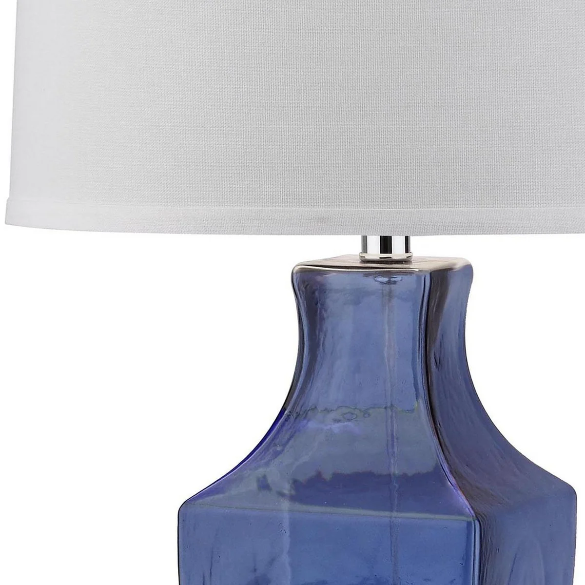 Safavieh Glass 29-Inch H Bottom Lamp Set Of 2 - Blue - Image 3