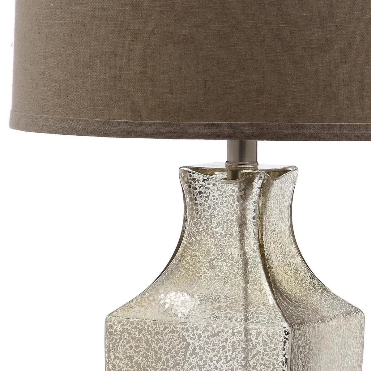 Safavieh Glass 29-Inch H Bottom Lamp Set Of 2 - Ivory - Image 3