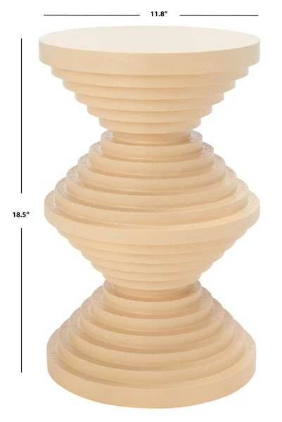 Safavieh Glynn Accent Table - Cream - Image 4