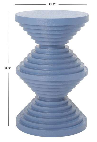 Safavieh Glynn Accent Table - Periwinkle - Image 4