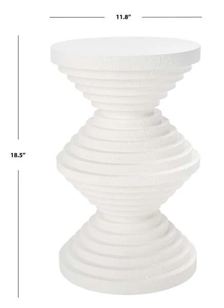 Safavieh Glynn Accent Table - White - Image 4