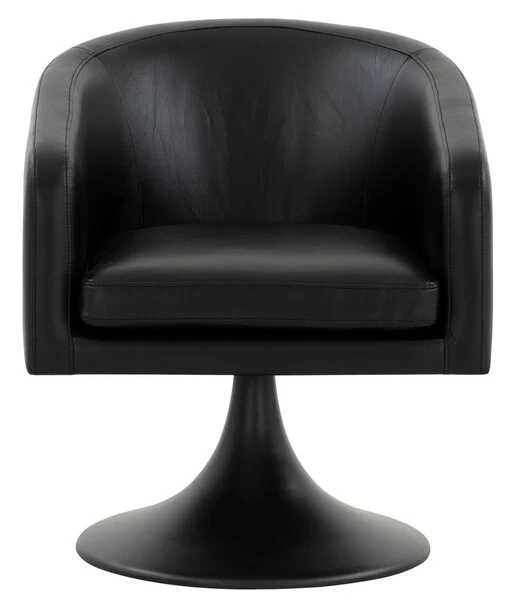 Safavieh Gonzalez Pedastal Chair - Black - Image 2