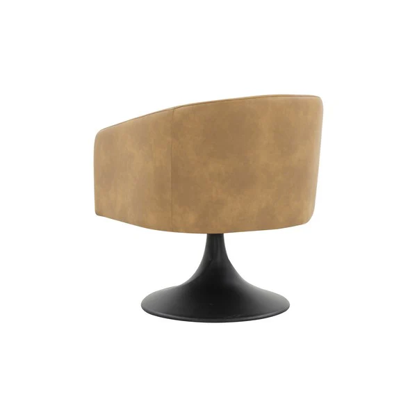 Safavieh Gonzalez Pedastal Chair - Light Brown - Image 5
