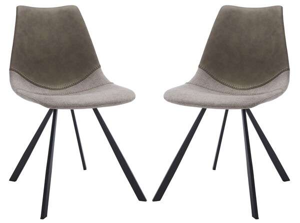 Safavieh Greer Dining Chair Set Of 2 - Gray - Image 2