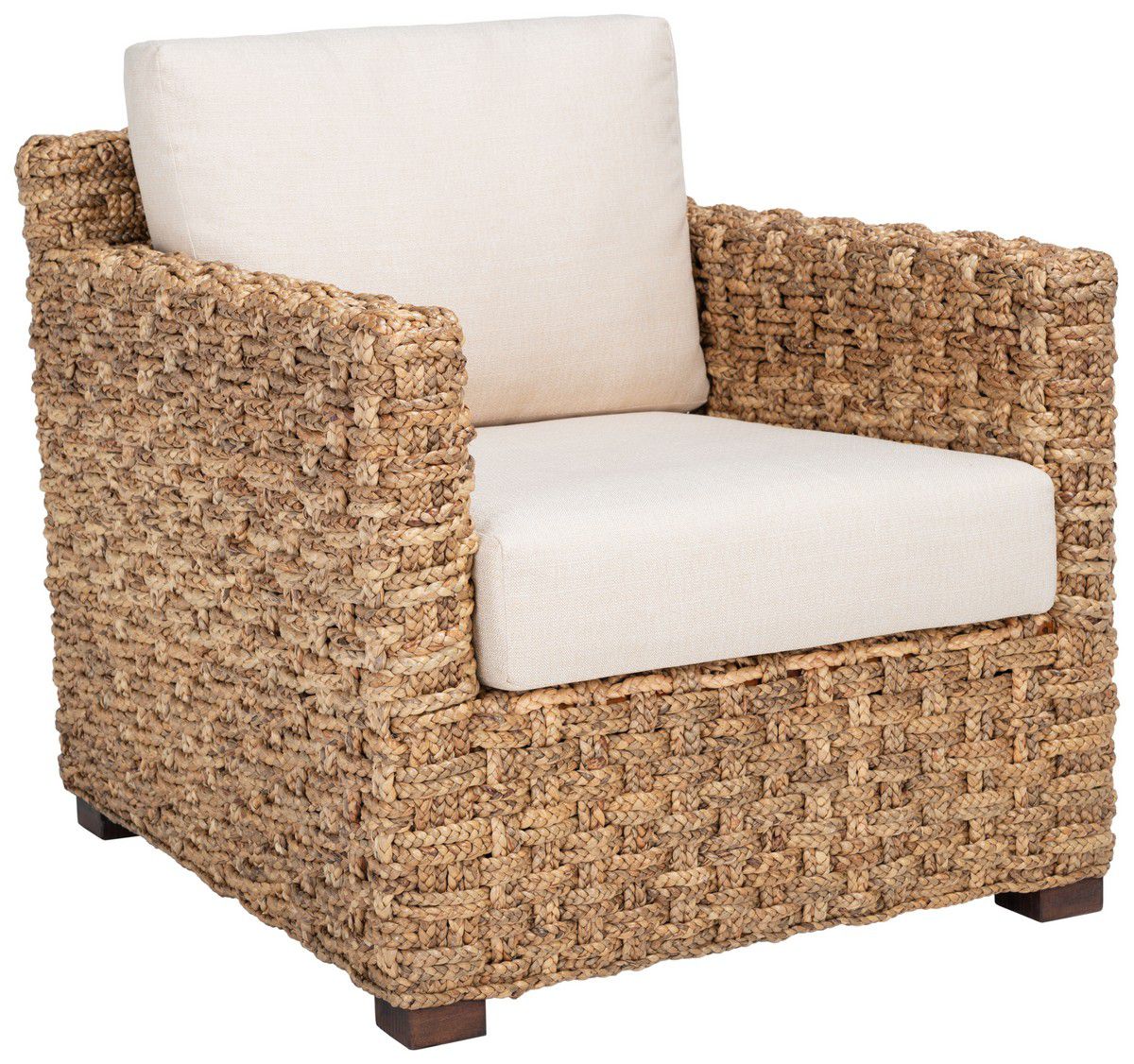 Safavieh Gregory Water Hyacinth Chair - Natural - Image 3