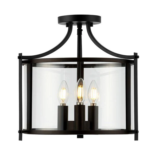 Safavieh Grenten Flush Mount - Oil Rubbed Bronze - Image 2