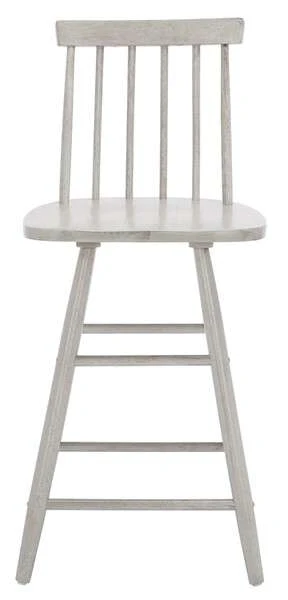 Safavieh May Wood Counter Stool - Gray - Image 2