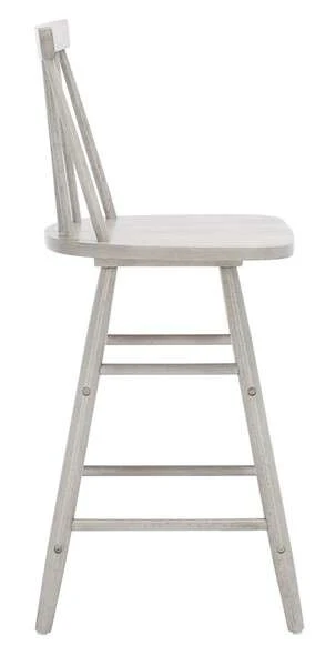 Safavieh May Wood Counter Stool - Gray - Image 3