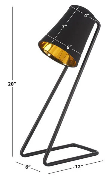 Safavieh Guarnere Table Lamp - Black - Image 3