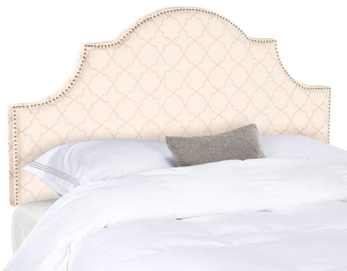 Safavieh Hallmar Full Headboard Full Size - Pale Pink - Image 2