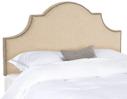 Safavieh Hallmar Queen Headboard Queen Size - Hemp - Image 2