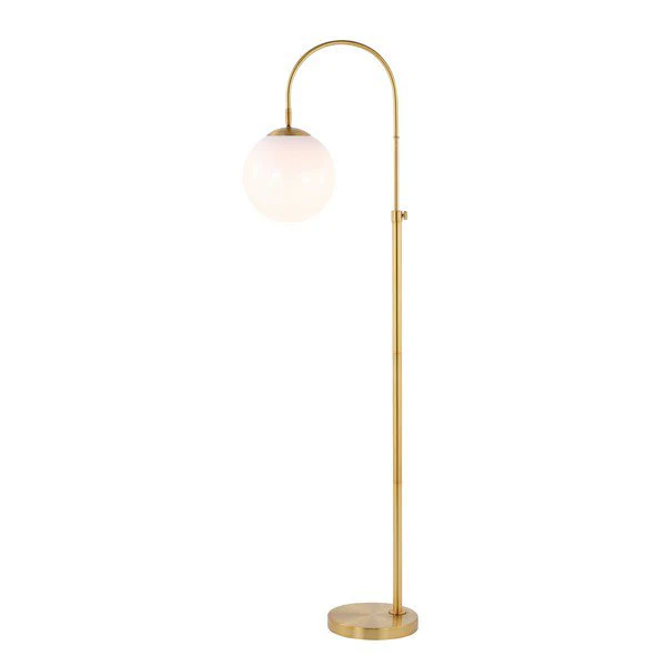 Safavieh Hamil Floor Lamp - Brass Gold - Image 2